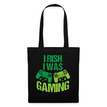 Irish I Was Gaming St Patrick's Day - Tote Bag - black - Front