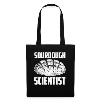 Scientifique de la cuisson du pain au levain - Sac en tissu - noir - Devant