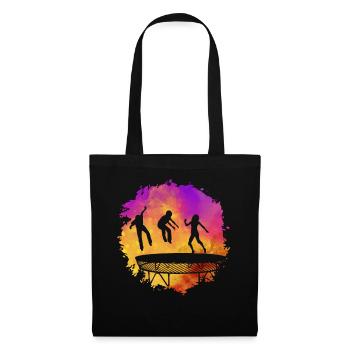 Trampoline - Sac en tissu - noir - Devant