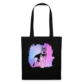 German Shepherd - Tote Bag - black - Front