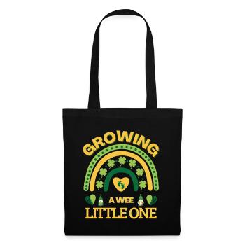 Growing A Wee Little One St. Patrick's Day Rainbow - Tote Bag - black - Front