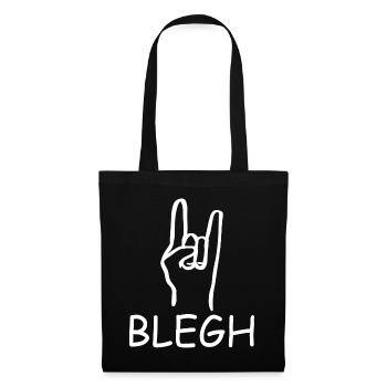 Blegh Metalcore Deathcore - Stoffbeutel - Schwarz - Vorne