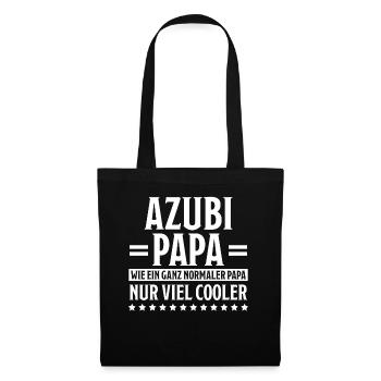 Azubi Spruch Lehrling Auszubildende Azubi Geschenk - Stoffbeutel - Schwarz - Vorne