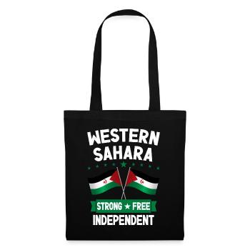 Sahara occidental - Sac en tissu - noir - Devant
