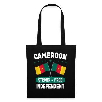 Cameroun - Sac en tissu - noir - Devant