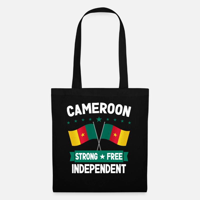Kamerun - Stoffbeutel - Schwarz