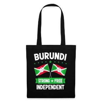 Burundi - Sac en tissu - noir - Devant