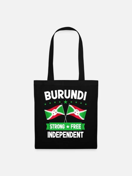 Burundi - Stoffbeutel - Schwarz