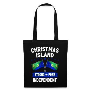 Île Christmas - Sac en tissu - noir - Devant