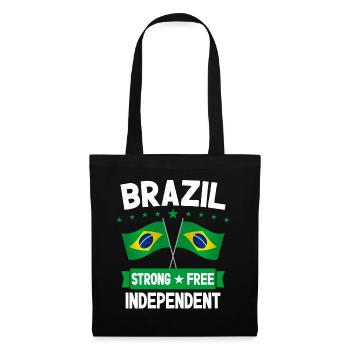 Brasilien - Stoffbeutel - Schwarz - Vorne