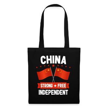 Chine - Sac en tissu - noir - Devant