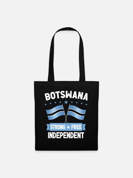 Botswana - Stoffbeutel - Schwarz