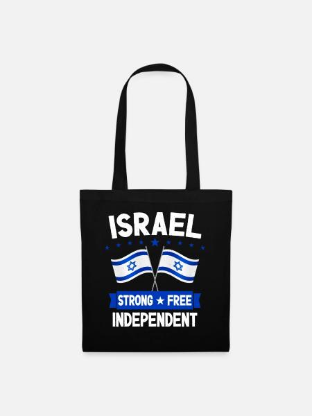 Israël - Sac en tissu - noir