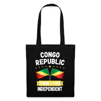 Kongo Republik - Stoffbeutel - Schwarz - Vorne