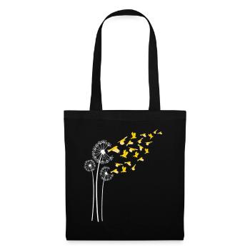 Canary Dandelion Flower For Dandelions Lover - Tote Bag - black - Front