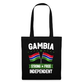 Gambie - Sac en tissu - noir - Devant