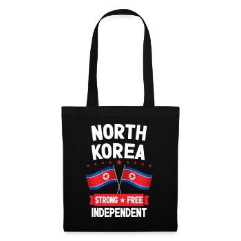 North Korea - Tote Bag - black - Front