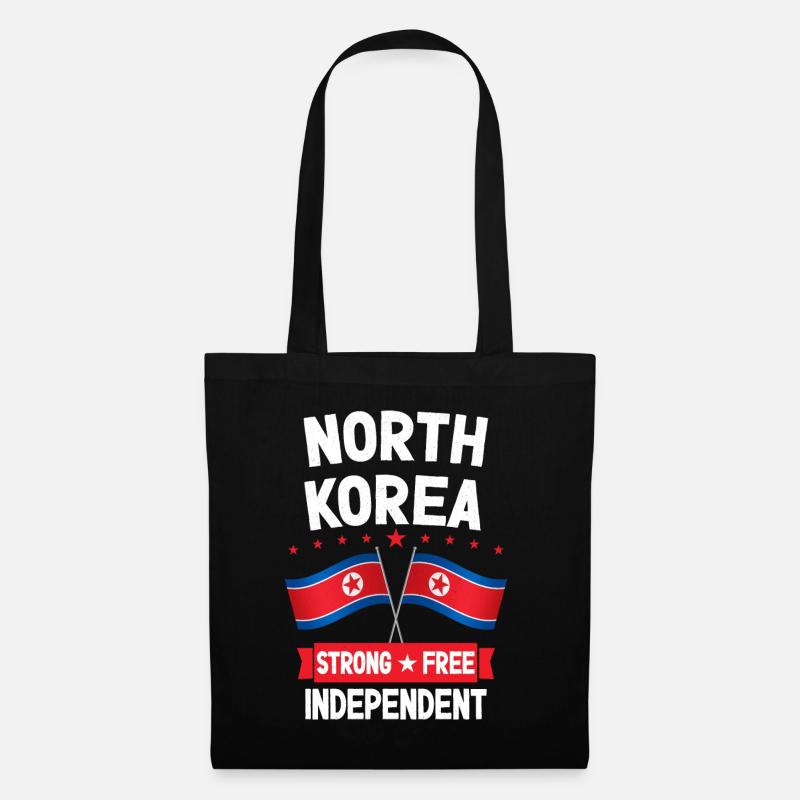 Nordkorea - Stoffbeutel - Schwarz