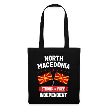 Macédoine du Nord - Sac en tissu - noir - Devant