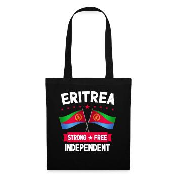 Eritrea - Stoffbeutel - Schwarz - Vorne