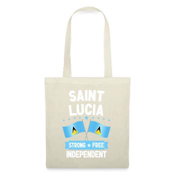 Sainte-Lucie - Sac en tissu - nature - Devant