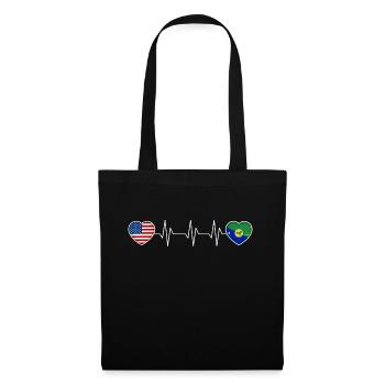 Île Christmas - Sac en tissu - noir - Devant