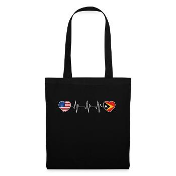 Timor oriental - Sac en tissu - noir - Devant