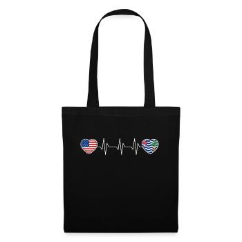 Territoire britannique de l'océan Indien - Sac en tissu - noir - Devant