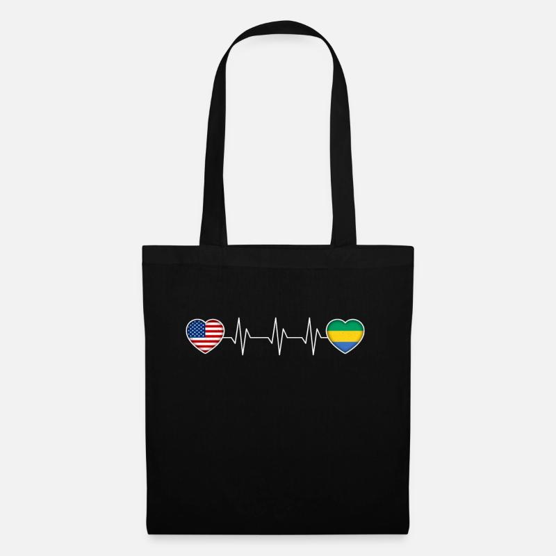 Gabon - Sac en tissu - noir