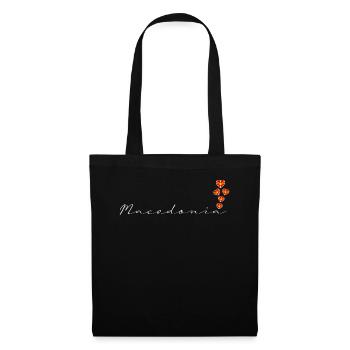 Macédoine - Sac en tissu - noir - Devant