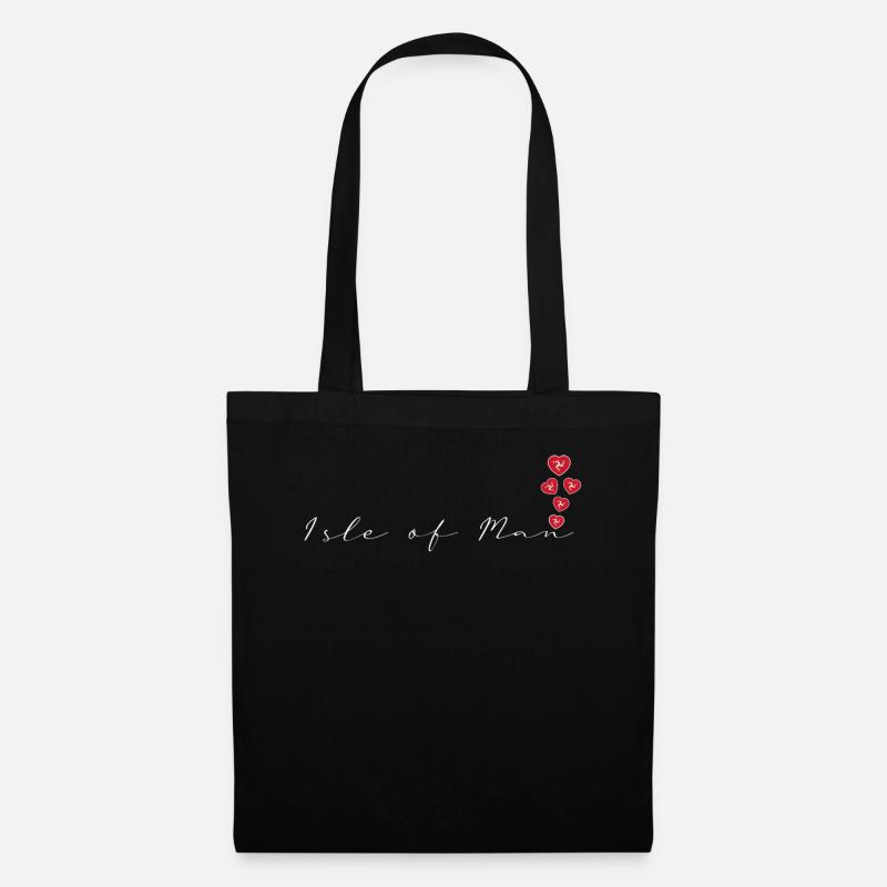 Île de Man - Sac en tissu - noir