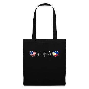 Philippines - Sac en tissu - noir - Devant