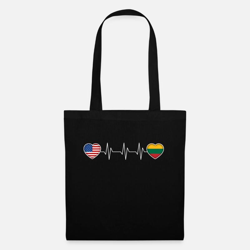 Lithuania - Tote Bag - black