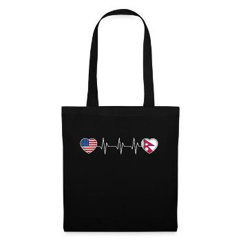 Nepal - Tote Bag - black - Front