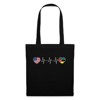 Mozambique - Sac en tissu - noir - Devant