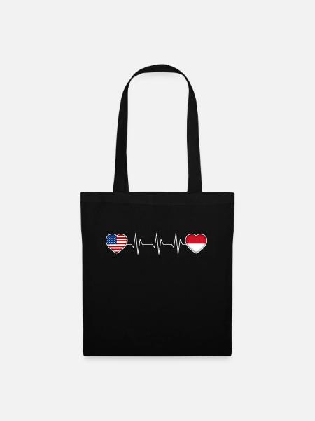 Monaco - Sac en tissu - noir