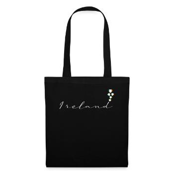 Irlande - Sac en tissu - noir - Devant