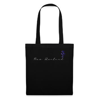 Nouvelle Zélande - Sac en tissu - noir - Devant