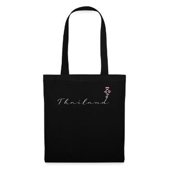 Thaïlande - Sac en tissu - noir - Devant