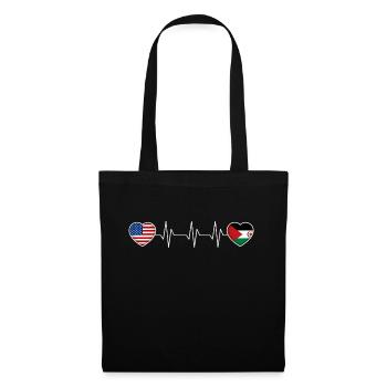 Sahara occidental - Sac en tissu - noir - Devant