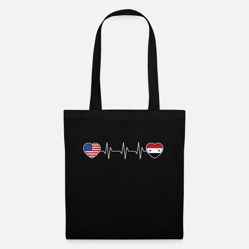 Syrien - Stoffbeutel - Schwarz