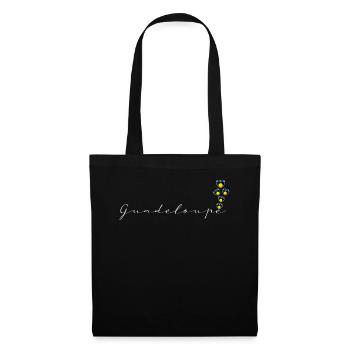 Guadeloupe - Stoffbeutel - Schwarz - Vorne