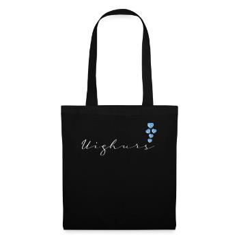 Ouïghours - Sac en tissu - noir - Devant