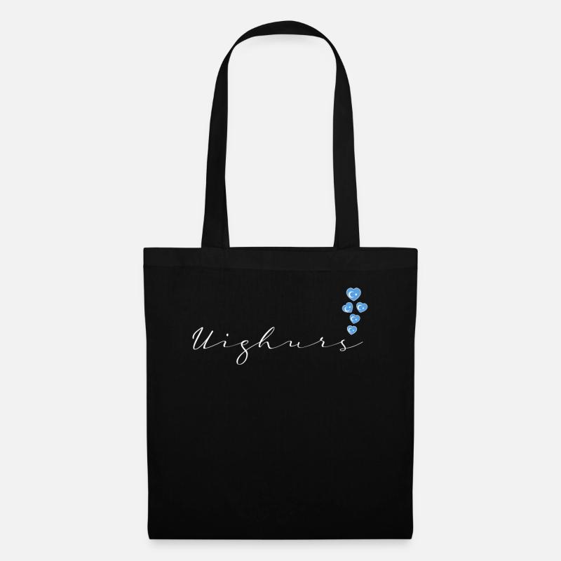 Ouïghours - Sac en tissu - noir