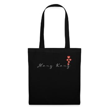 Hong Kong - Sac en tissu - noir - Devant