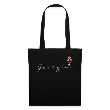 Georgien - Stoffbeutel - Schwarz - Vorne