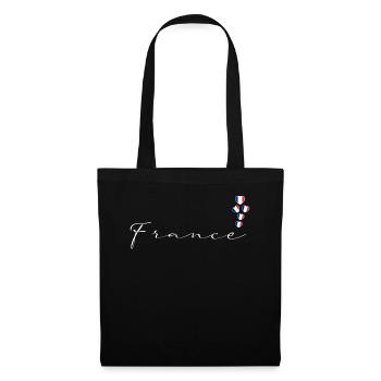 France - Sac en tissu - noir - Devant
