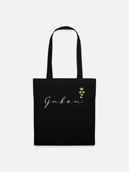 Gabon - Sac en tissu - noir