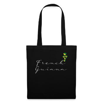 Französisch-Guayana - Stoffbeutel - Schwarz - Vorne