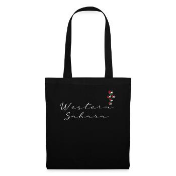Sahara occidental - Sac en tissu - noir - Devant